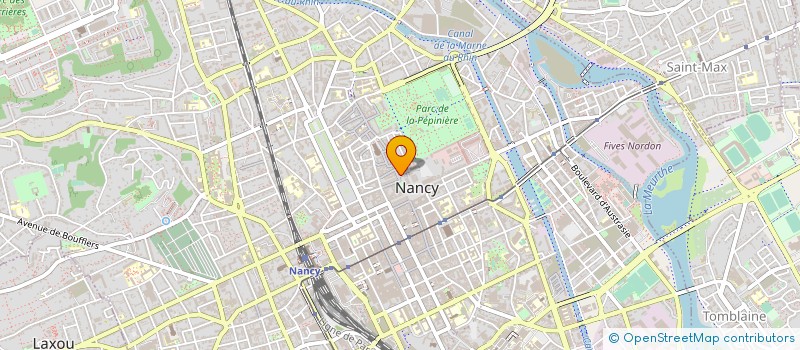 localisation de l'entreprise LE VAUDEMONT  NANCY