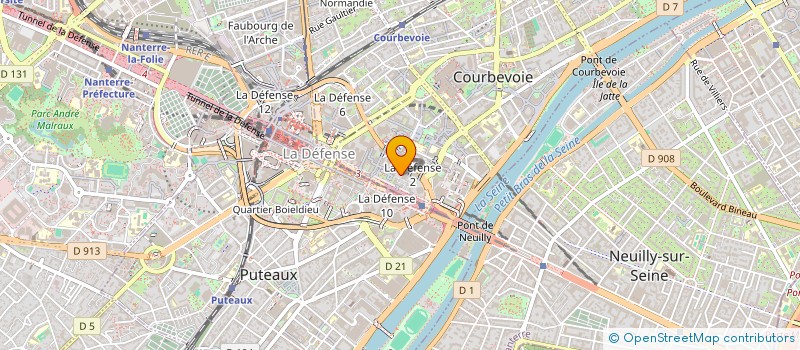 localisation de l'entreprise LE VAUDEVILLE SARL à LEVALLOIS-PERRET