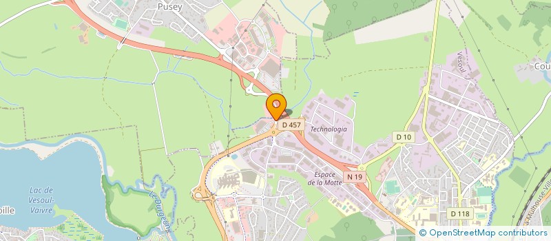 localisation de l'entreprise LE VAUGINOIS à VESOUL