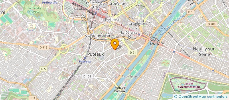 localisation de l'entreprise LE VAUROUX  PUTEAUX