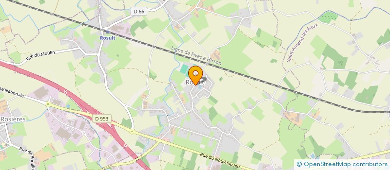 localisation de l'entreprise LE VAUTRAIT DE LA CATERIE à ROSULT