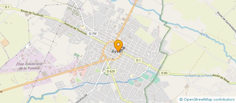 localisation de l'entreprise LE VEAU FERMIER DU LAURAGAIS à REVEL