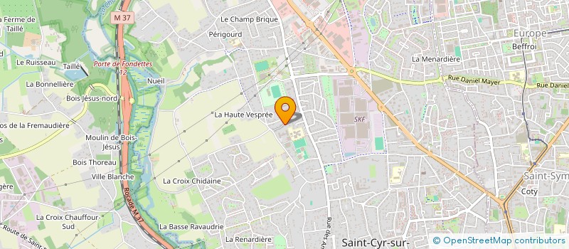 localisation de l'entreprise LE VECTEUR  SAINT-CYR-SUR-LOIRE