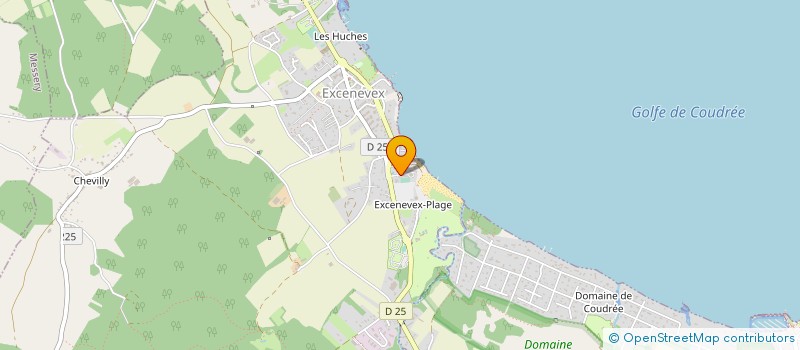 localisation de l'entreprise LE VEDETTS  EXCENEVEX