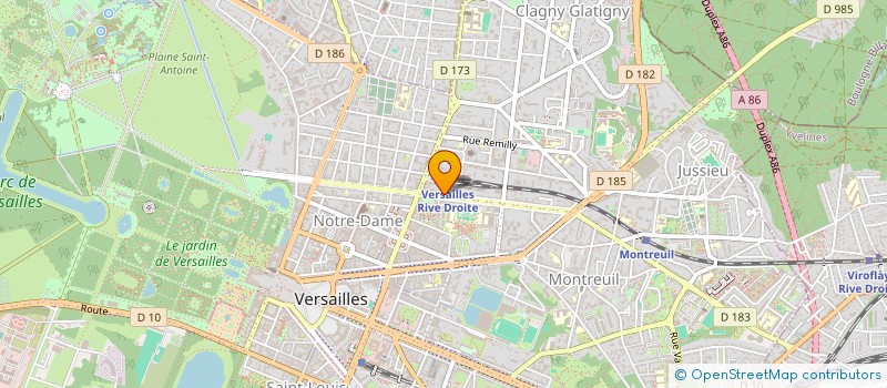 localisation de l'entreprise LE VEGA à VERSAILLES