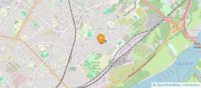 localisation de l'entreprise LE VEILLON  NANTES