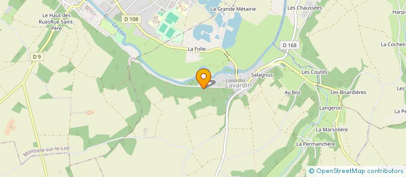 localisation de l'entreprise LE VEILLON  LAVARDIN