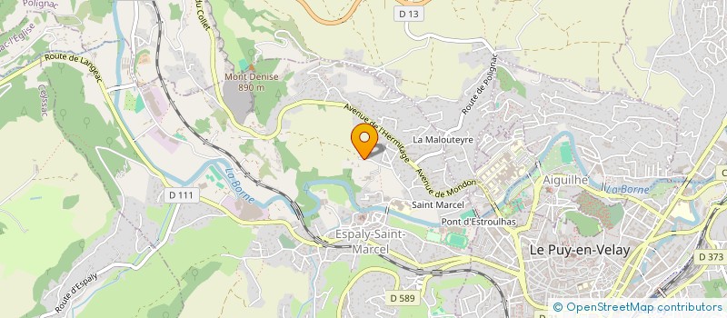 localisation de l'entreprise LE VELAYOU  ESPALY-SAINT-MARCEL