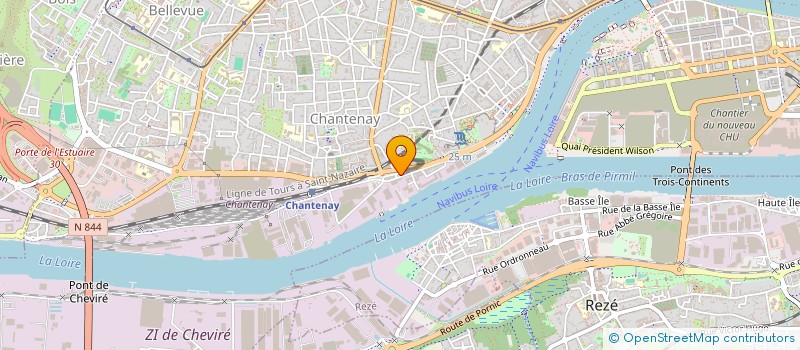 localisation de l'entreprise LE VELO MON GESTE QUI SAUVE à NANTES