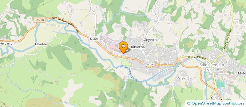 localisation de l'entreprise LE VELO ROUGE  SAINT-PEE-SUR-NIVELLE