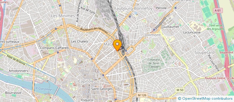 localisation de l'entreprise LE VELO SENTIMENTAL  TOULOUSE
