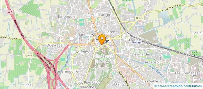 localisation de l'entreprise LE VELUM  ORANGE