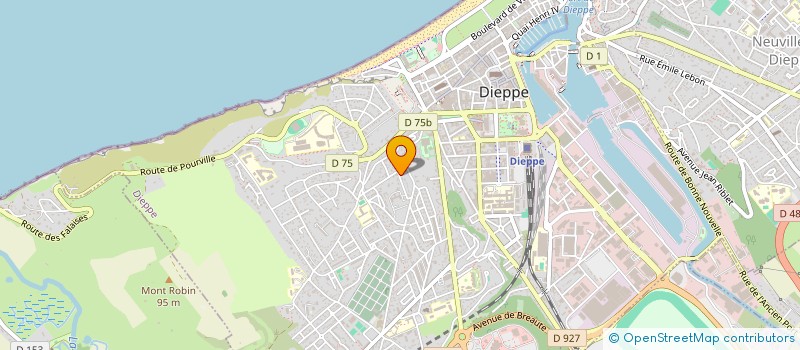 localisation de l'entreprise LE VELVET à DIEPPE