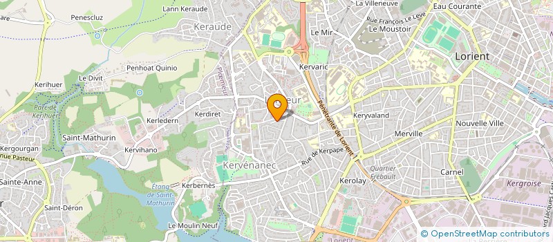 localisation de l'entreprise LE VEN MARC à LORIENT