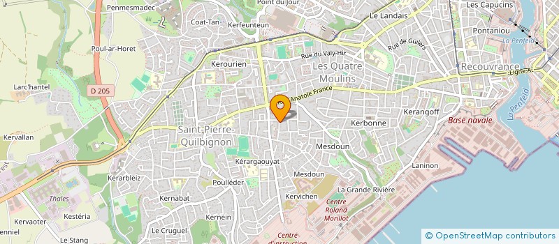 localisation de l'entreprise LE VEN NOEL à BREST