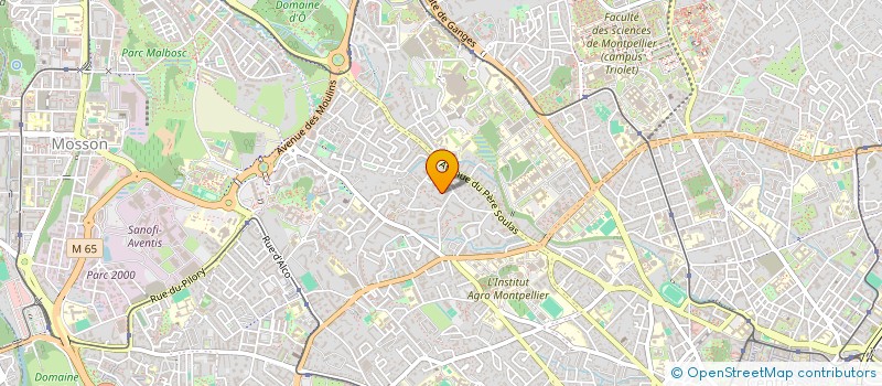 localisation de l'entreprise LE VENDOME à MONTPELLIER