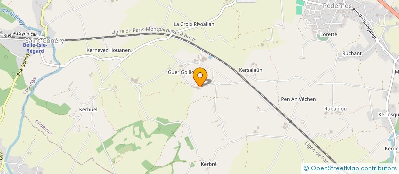 localisation de l'entreprise LE VENEC à PEDERNEC