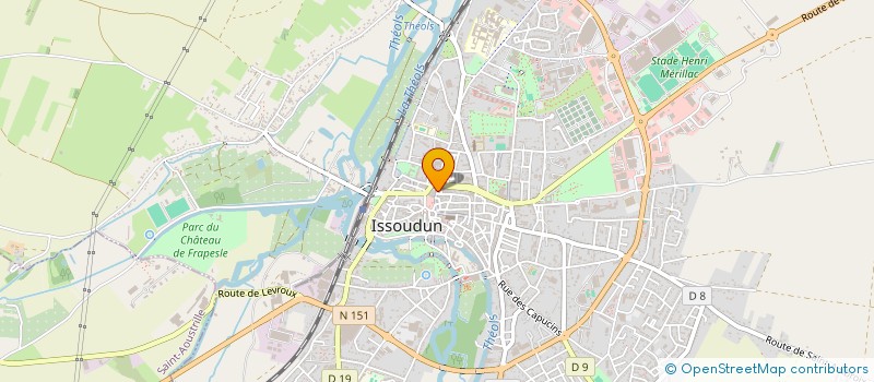 localisation de l'entreprise LE VENEZIA à ISSOUDUN