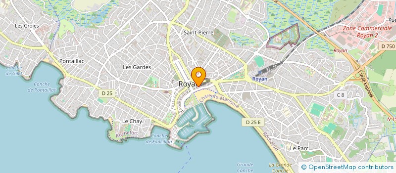 localisation de l'entreprise LE VENITIEN  ROYAN