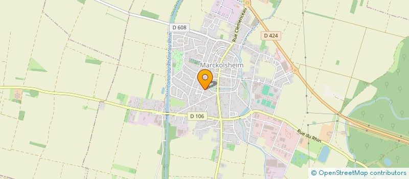 localisation de l'entreprise LE VENT D'EST CONSTRUCTION à MARCKOLSHEIM