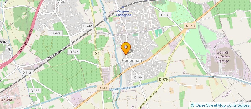 localisation de l'entreprise LE VENT DANS LES ROSEAUX  CODOGNAN