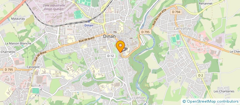 localisation de l'entreprise LE VENT DE GALERNE  DINAN