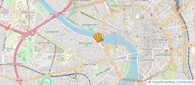 localisation de l'entreprise LE VENT DES VILLES à TOULOUSE