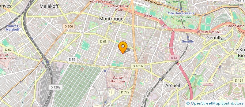 localisation de l'entreprise LE VENT DU LARGE à MONTROUGE