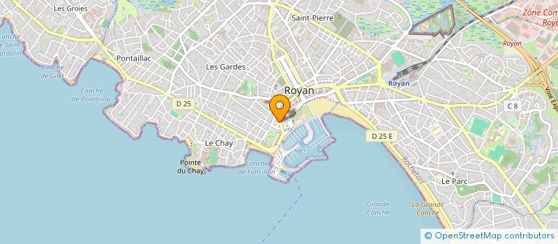 localisation de l'entreprise LE VENT DU LARGE KBL  ROYAN