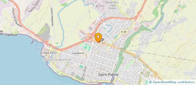 localisation de l'entreprise LE VENT DU SUD MAH JONG RIICHI REUNION  SAINT-PIERRE