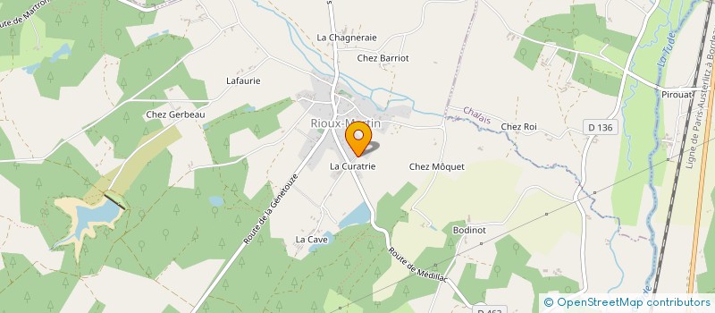 localisation de l'entreprise LE VENT SE LEVE à RIOUX-MARTIN
