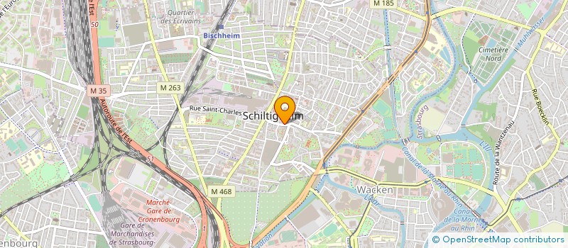 localisation de l'entreprise LE VENT SE LEVE  SCHILTIGHEIM