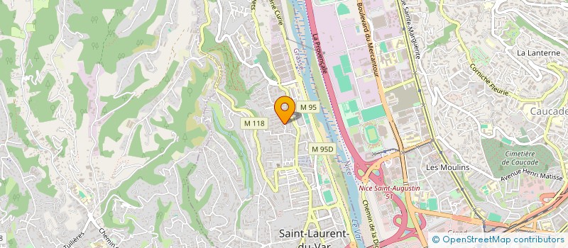 localisation de l'entreprise LE VENTOULET à SAINT-LAURENT-DU-VAR