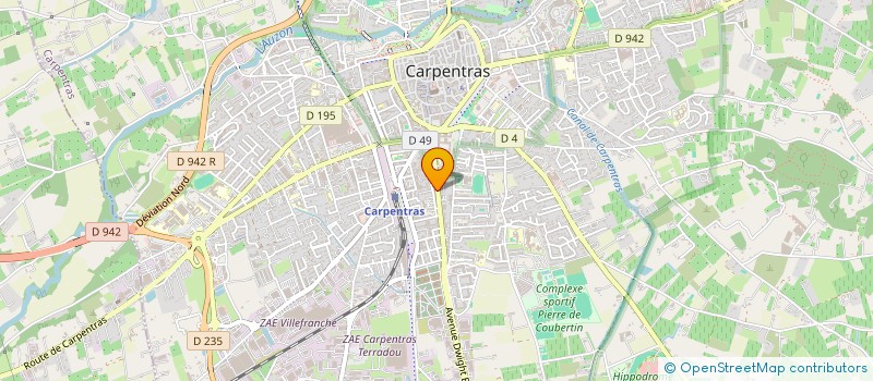 localisation de l'entreprise LE VENTOURET  CARPENTRAS