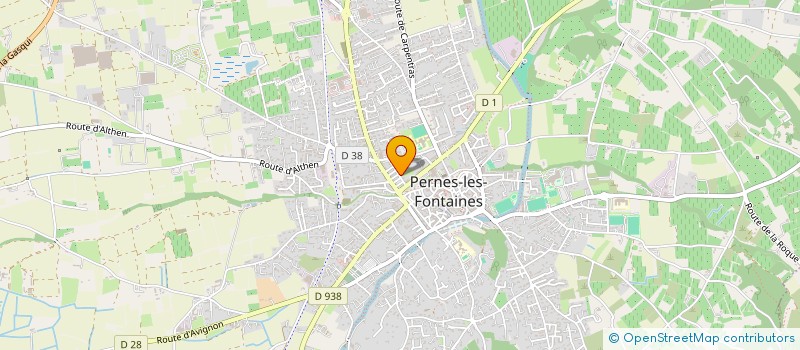 localisation de l'entreprise LE VENTOURET  PERNES-LES-FONTAINES