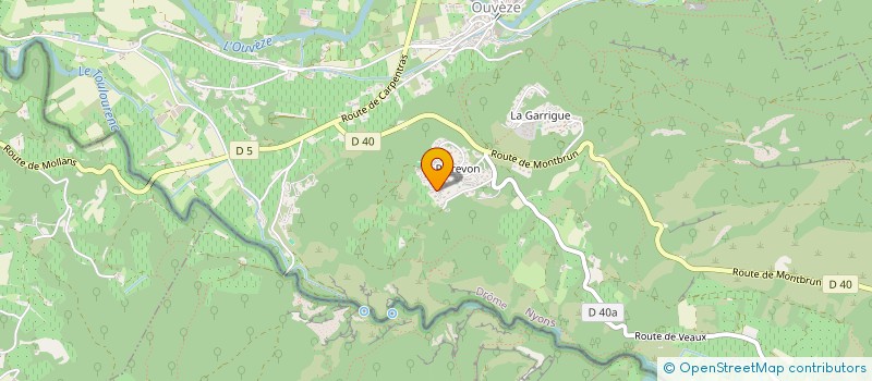 localisation de l'entreprise LE VENTOUX  MOLLANS-SUR-OUVEZE