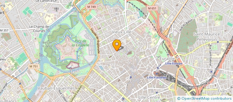 localisation de l'entreprise LE VENTRE DE L'ARCHITECTE à LILLE