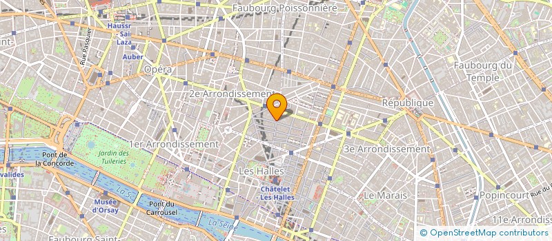 localisation de l'entreprise LE VENTRE DE PARIS  PARIS