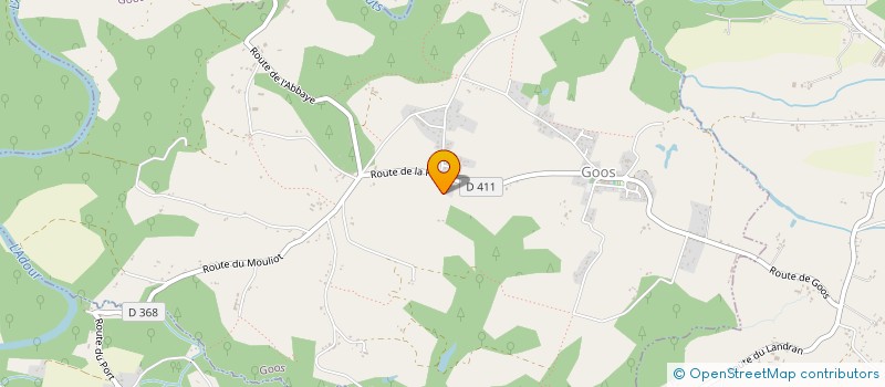 localisation de l'entreprise LE VENTRE DES HIRONDELLES  GOOS