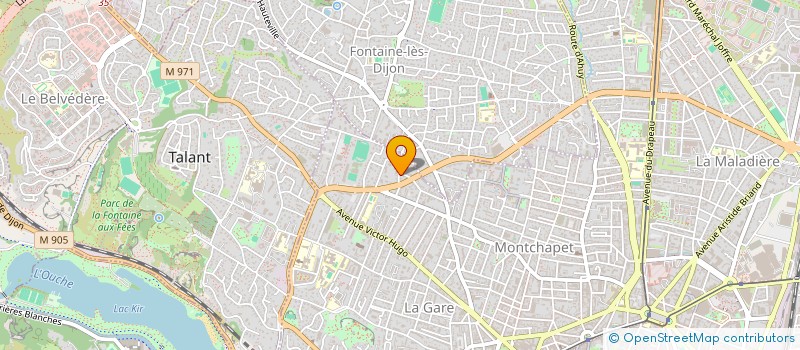 localisation de l'entreprise LE VENUS  DIJON