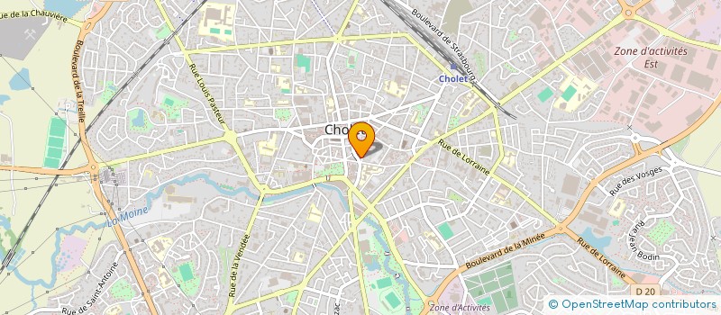 localisation de l'entreprise LE VERBE VIF à CHOLET