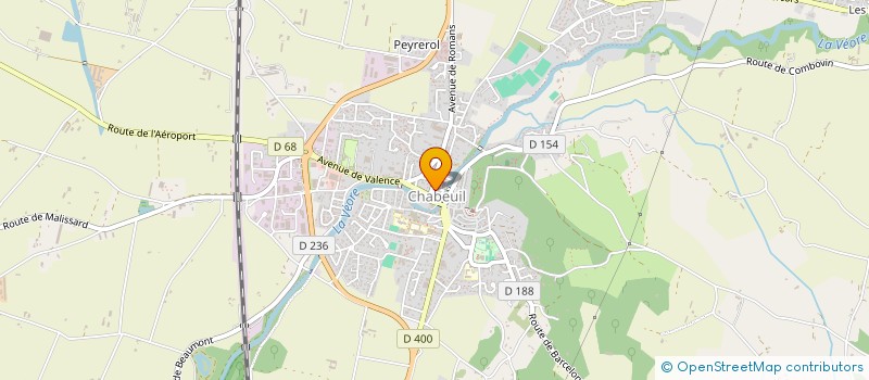 localisation de l'entreprise LE VERC'OR à CHABEUIL