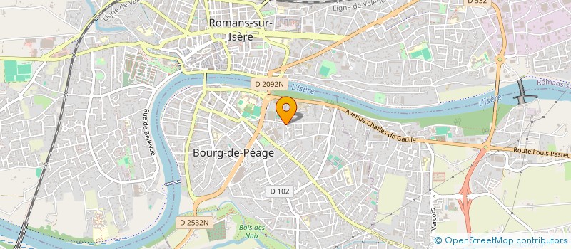 localisation de l'entreprise LE VERCORS  BOURG-DE-PEAGE