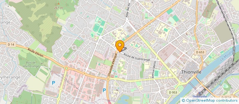 localisation de l'entreprise LE VERDELET à THIONVILLE