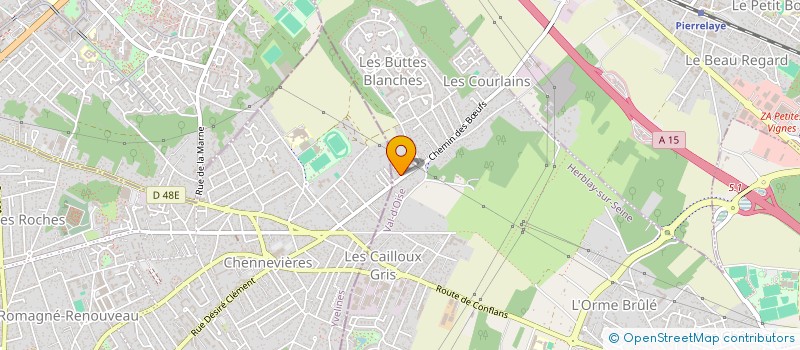 localisation de l'entreprise LE VERDI1  HERBLAY-SUR-SEINE