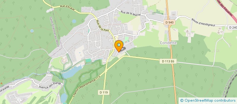 localisation de l'entreprise LE VERDIER  CONDETTE