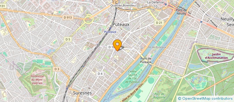 localisation de l'entreprise LE VERDUN  PUTEAUX