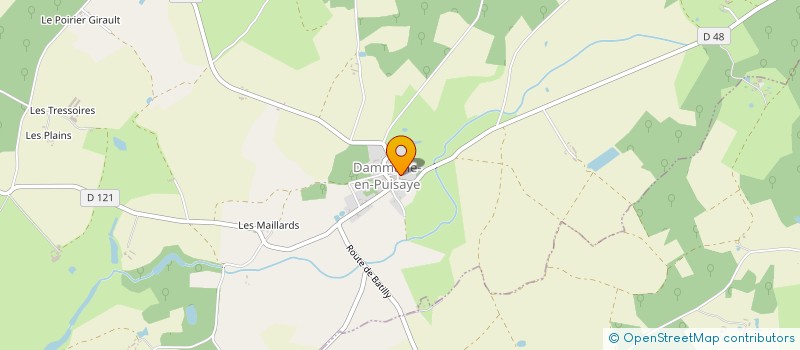 localisation de l'entreprise LE VERGER à FAVERELLES