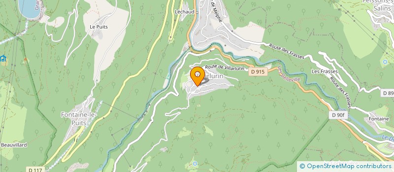 localisation de l'entreprise LE VERGER à MOUTIERS