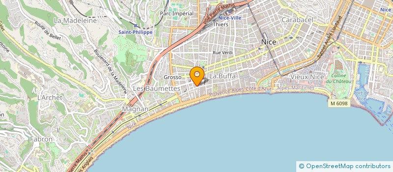 localisation de l'entreprise LE VERGER  NICE